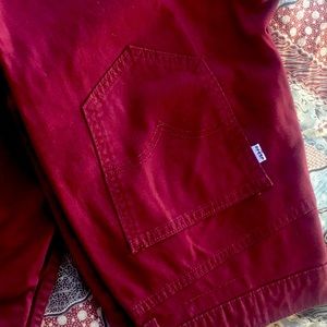 Levis Strauss men’s maroon chinos! Jeans